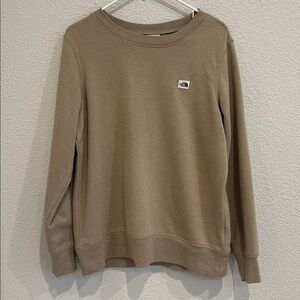 THE NORTH FACE Sweatshirt Women's medium Crew Neck‎, neutral. Cozy Gorpcore